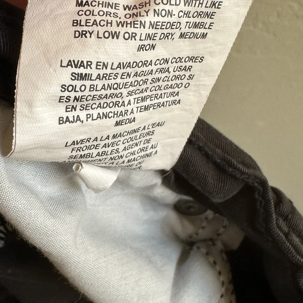 Wrangler Black Straight Fit Chino Style 5 pocket Jeans Sz 40x30 - Picture 11 of 11